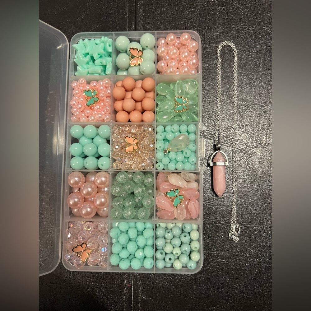 Craft Beads, SAGE & ROSES - NO SCENT, Jewelry Supplies, loose bulk beads